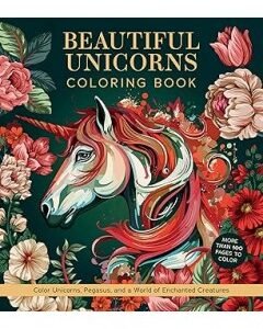 Beautiful Unicorns Coloring Book