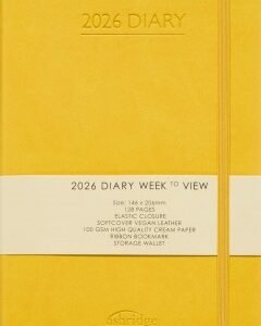 Ashridge PU A5 Week-Yellow