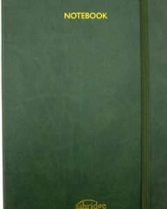 A5 PU Rainbow Edge Lined Notebook Olive